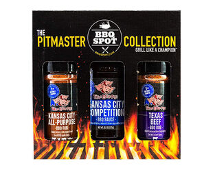 Three Little Pigs 3 Piece BBQ Rub and Sauce Pitmaster Collection Gift Pack